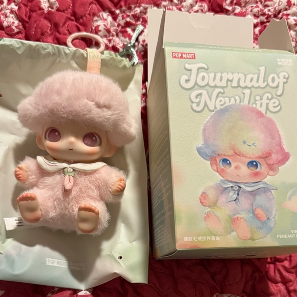POP MART Other - Pop Mart Pink Plush Doll - Journal of New Life Series